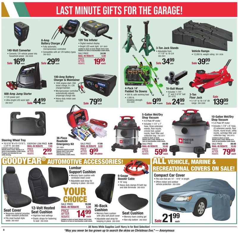 Menards Last Minute Gift Sale Dec 17 Dec 24, 2021 (Christmas Promotion Included)