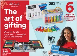 Michaels Weekly Ad Dec 19 – Dec 25, 2021 (Christmas Promotion Included)