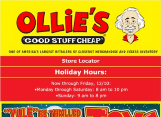 Ollie’s Weekly Ad Dec 04 – Dec 10, 2021