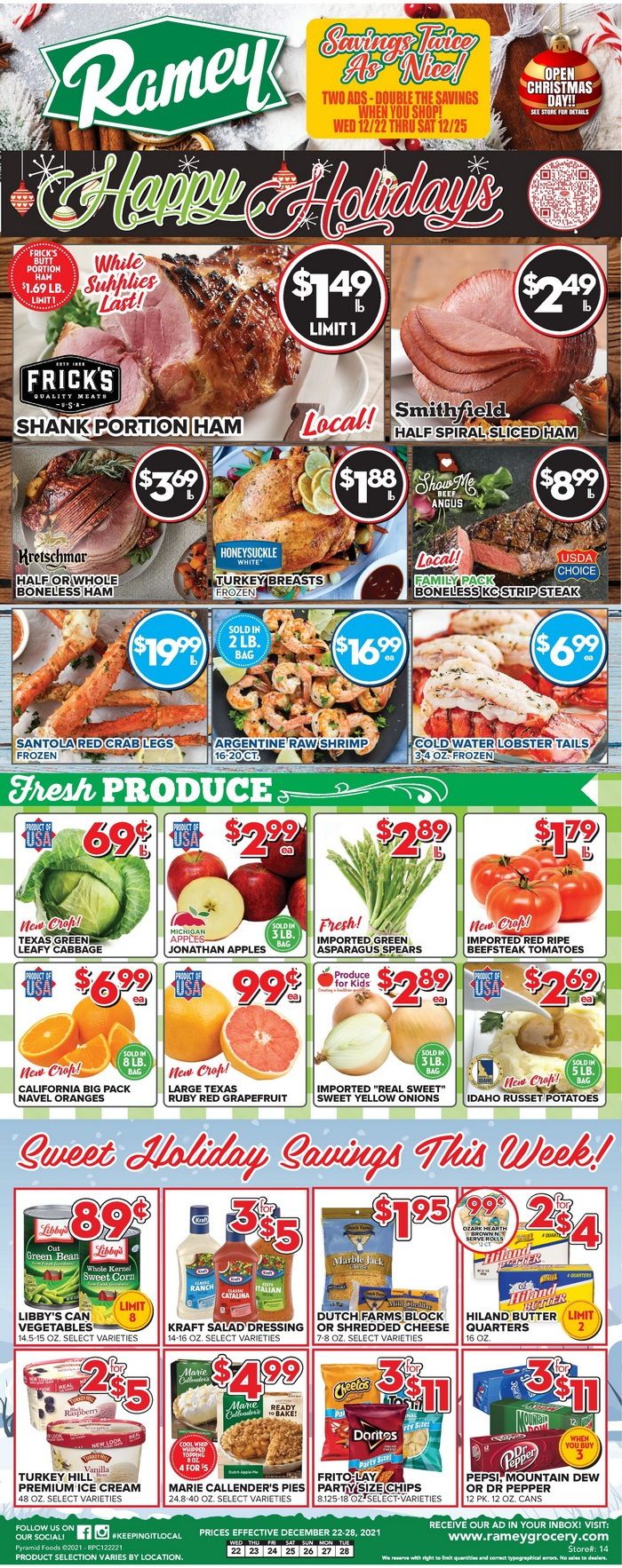 Price Cutter Weekly Ad Dec 22 Dec 28, 2021
