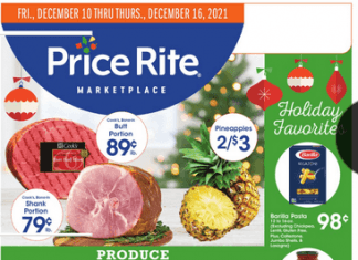 Price Rite Weekly Ad Dec 10 – Dec 16, 2021