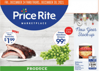 Price Rite Weekly Ad Dec 24 – Dec 30, 2021