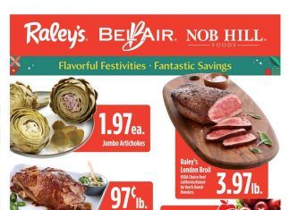 Raley’s Supermarkets Weekly Ad Dec 01 – Dec 07, 2021