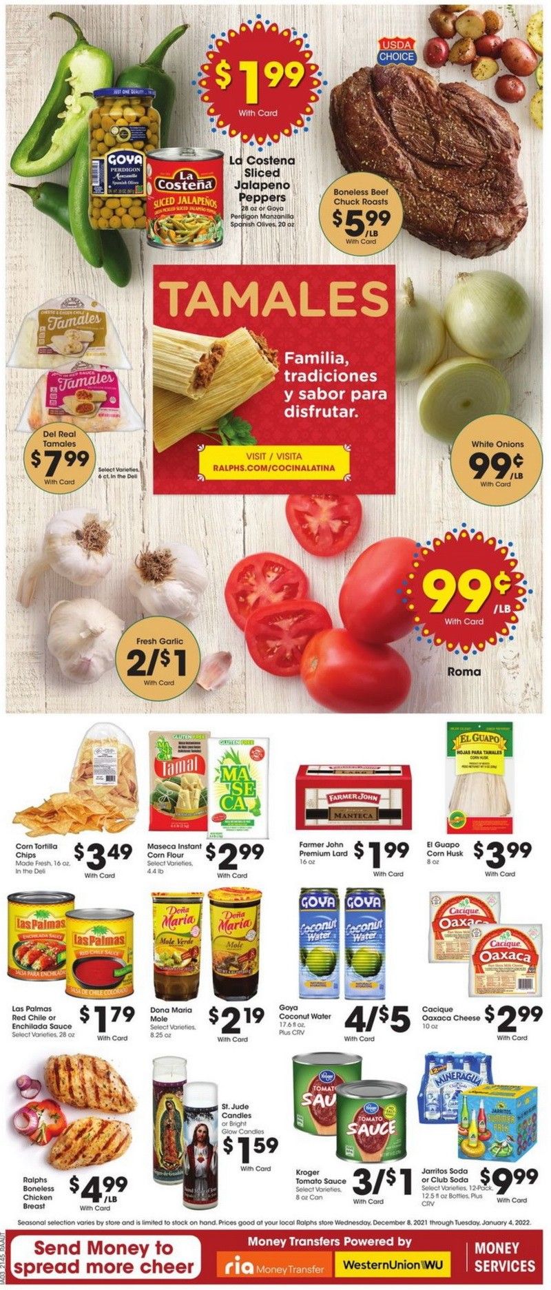 Ralphs Weekly Ad Dec 08 Dec 14, 2021 (Christmas Promotion Included)