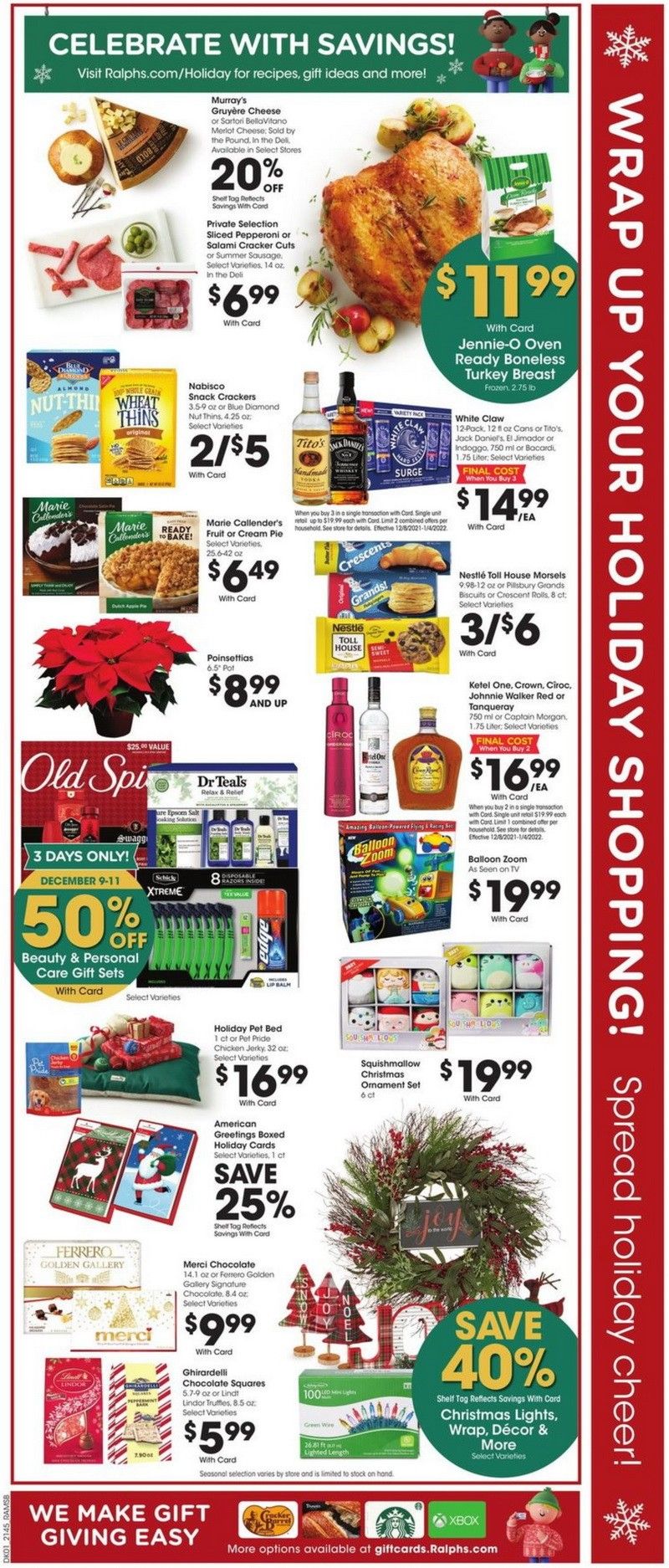 Ralphs Weekly Ad Dec 08 Dec 14, 2021 (Christmas Promotion Included)