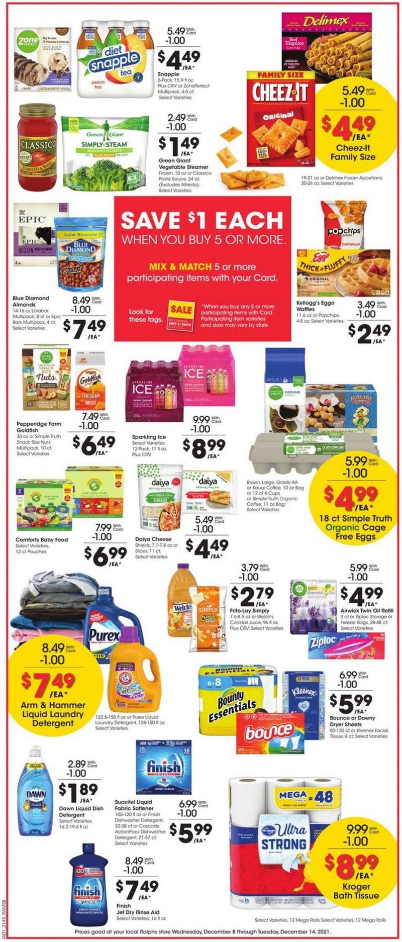 Ralphs Weekly Ad Dec 08 Dec 14, 2021 (Christmas Promotion Included)