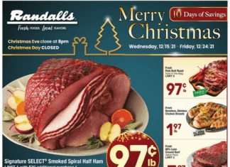 Randalls Weekly Ad Dec 15 – Dec 24, 2021