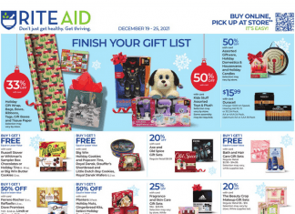 Rite Aid Weekly Ad Dec 19 – Dec 25, 2021