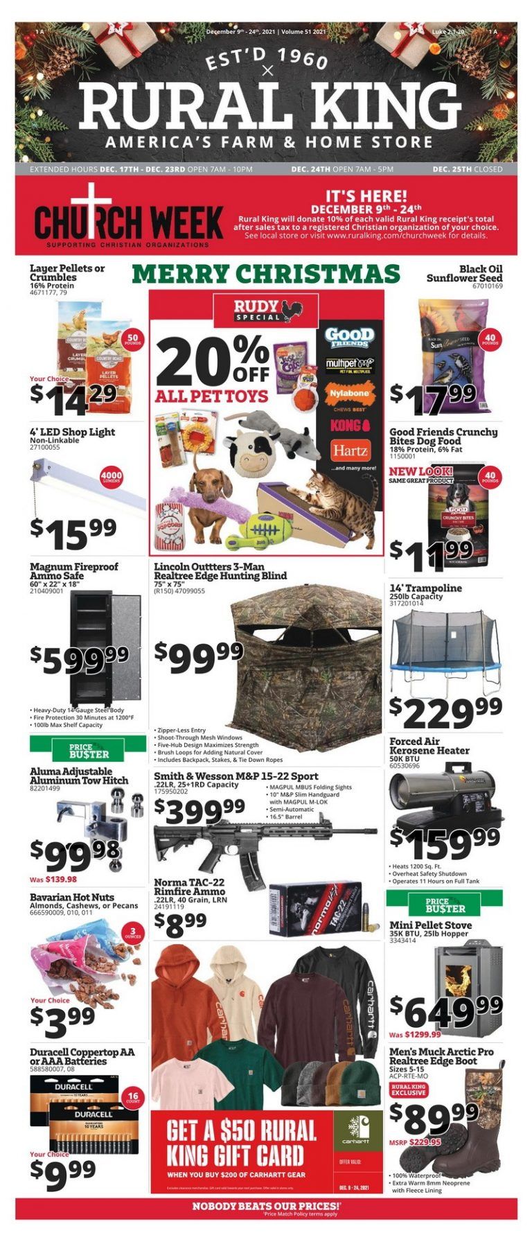 Rural King Weekly Ad Dec 09 Dec 24, 2021