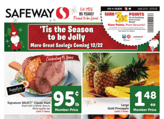 Safeway Weekly Ad Dec 15 – Dec 21, 2021