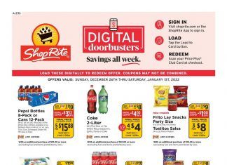 ShopRite Weekly Ad Dec 26, 2021 – Jan 01, 2022