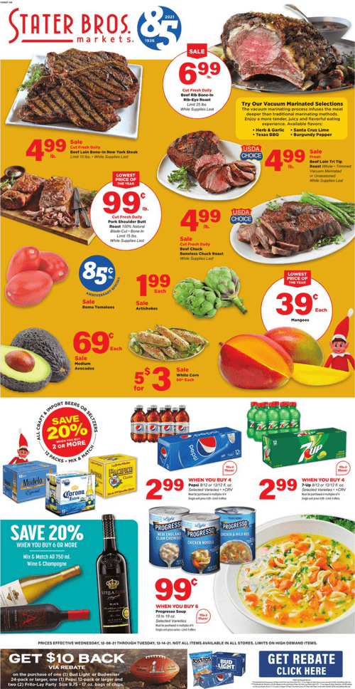 Stater Bros Christmas Eve Hours 