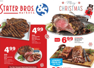 Stater Bros Weekly Ad Dec 15 – Dec 24, 2021 (Christmas Promotion Included)