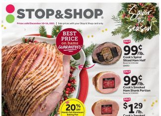 Stop & Shop Weekly Ad Dec 10 – Dec 16, 2021
