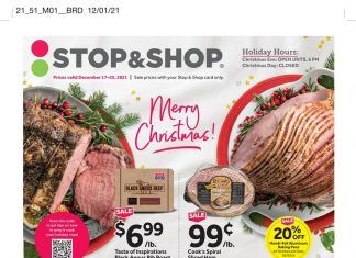 Stop & Shop Weekly Ad Dec 17 – Dec 25, 2021 (Christmas Promotion Included)