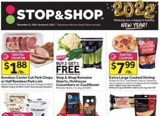 Stop & Shop Weekly Ad Dec 31, 2021 – Jan 06, 2022