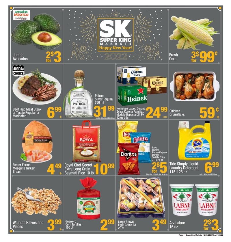 Super King Weekly Ad Dec 29, 2021 Jan 04, 2022
