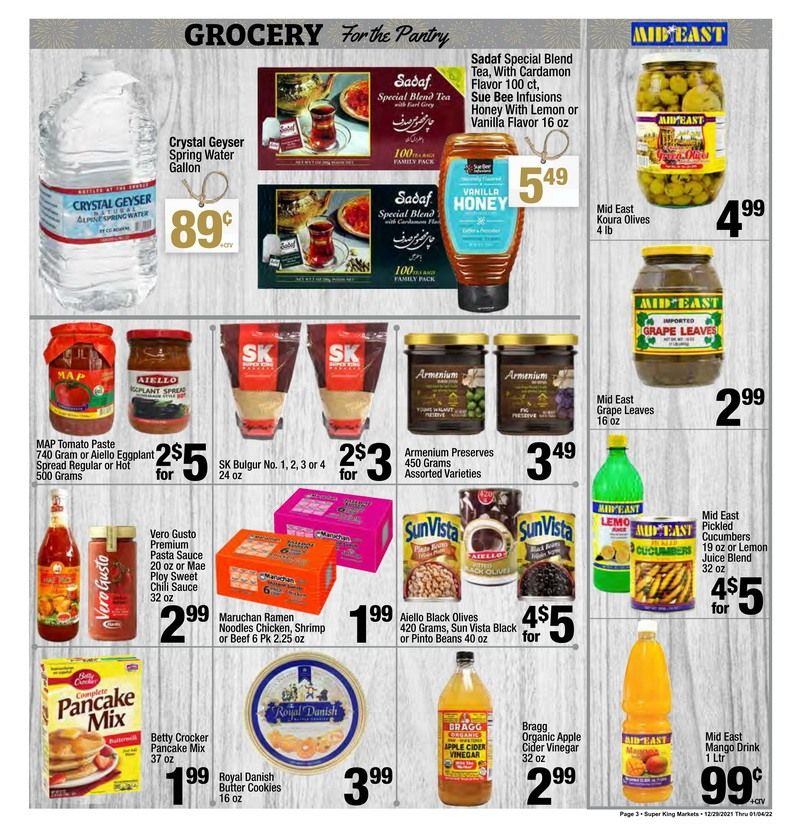 Super King Weekly Ad Dec 29, 2021 Jan 04, 2022