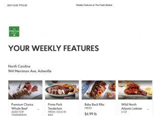 The Fresh Market Weekly Ad Dec 29, 2021 – Jan 04, 2022