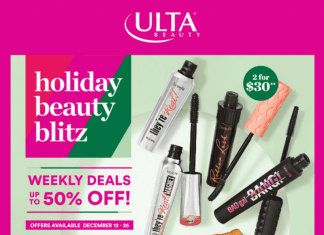 Ulta Beauty Weekly Ad Dec 12 – Dec 24, 2021