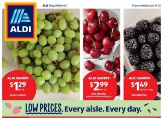 ALDI Weekly Ad Jan 19 – Jan 25, 2022
