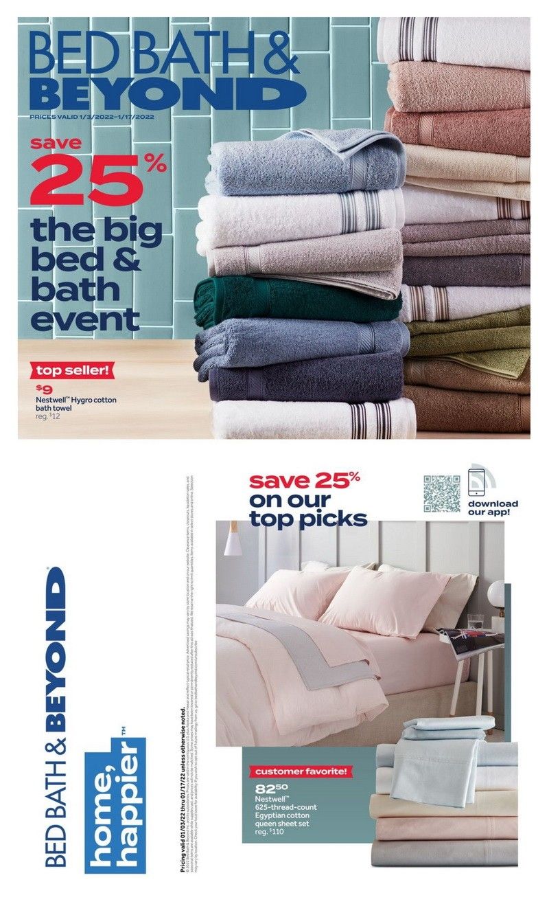 Bed Bath & Beyond Weekly Ad Jan 03 Jan 17, 2022 Part 12