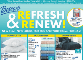 Boscov’s Weekly Ad Jan 13 – Jan 19, 2022