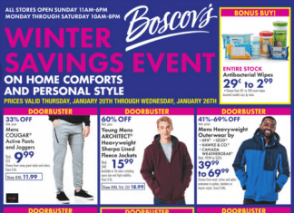Boscov’s Weekly Ad Jan 20 – Jan 26, 2022