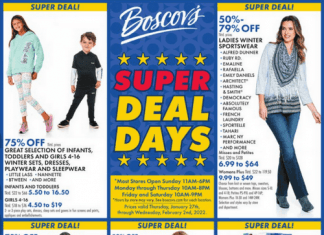 Boscov’s Weekly Ad Jan 27 – Feb 02, 2022