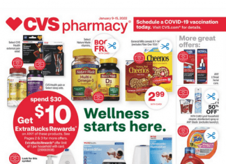 CVS Weekly Ad Jan 09 – Jan 15, 2022