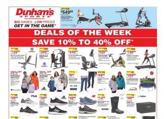 Dunham’s Sports Weekly Ad Jan 22 – Jan 27, 2022