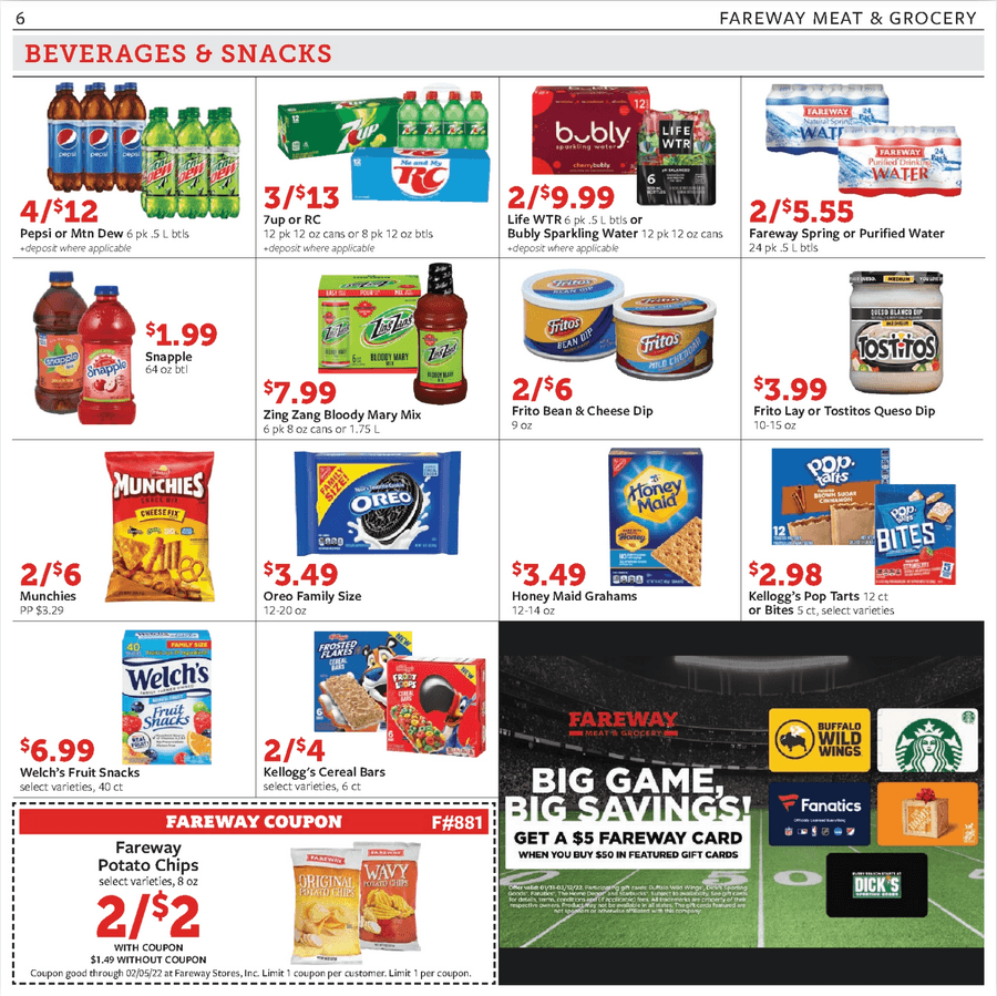 Fareway Weekly Ad Jan 31 – Feb 05, 2022