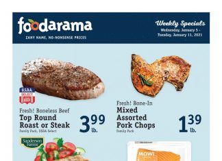 Foodarama Weekly Ad Jan 05 – Jan 11, 2022
