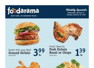 Foodarama Weekly Ad Jan 12 – Jan 18, 2022