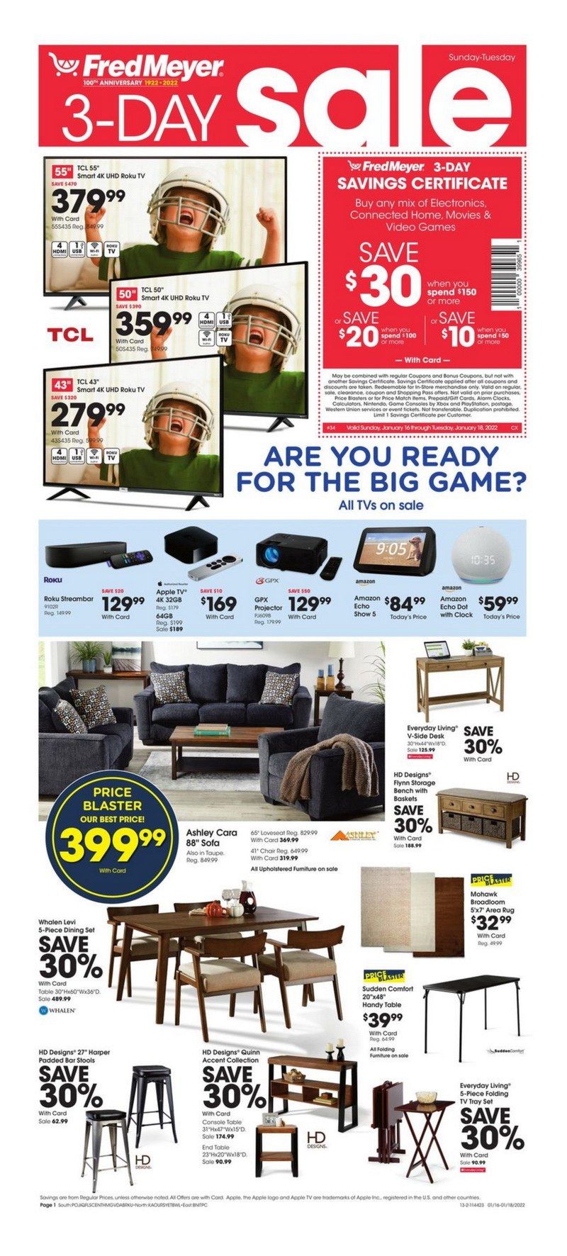 Fred Meyer ThreeDay Ad Jan 16 Jan 18, 2022