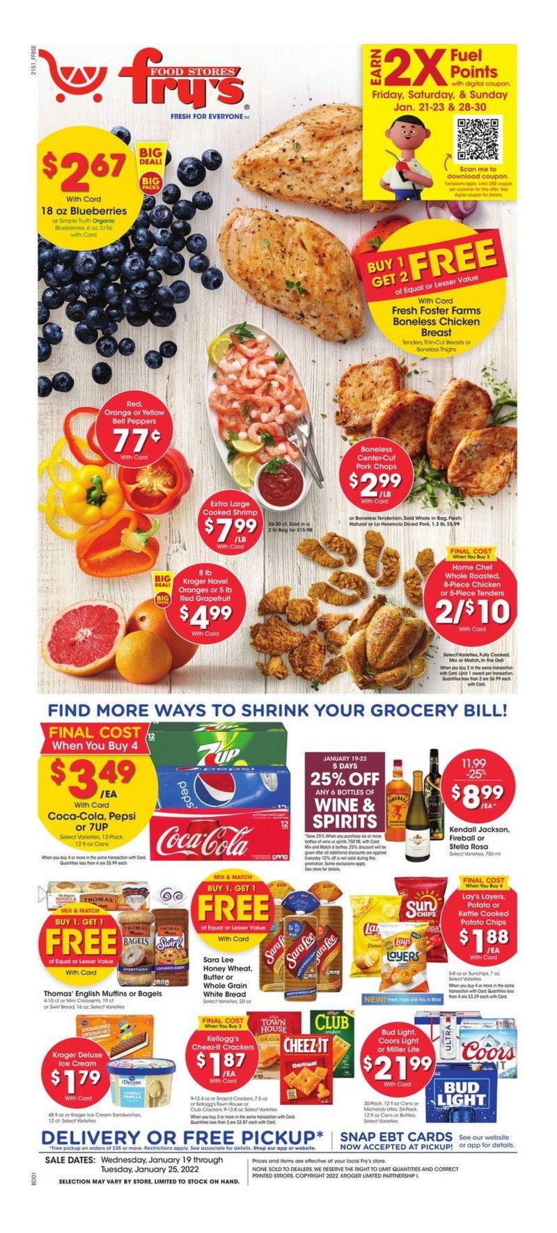 Fry's Food Weekly Ad Jan 19 Jan 25, 2022