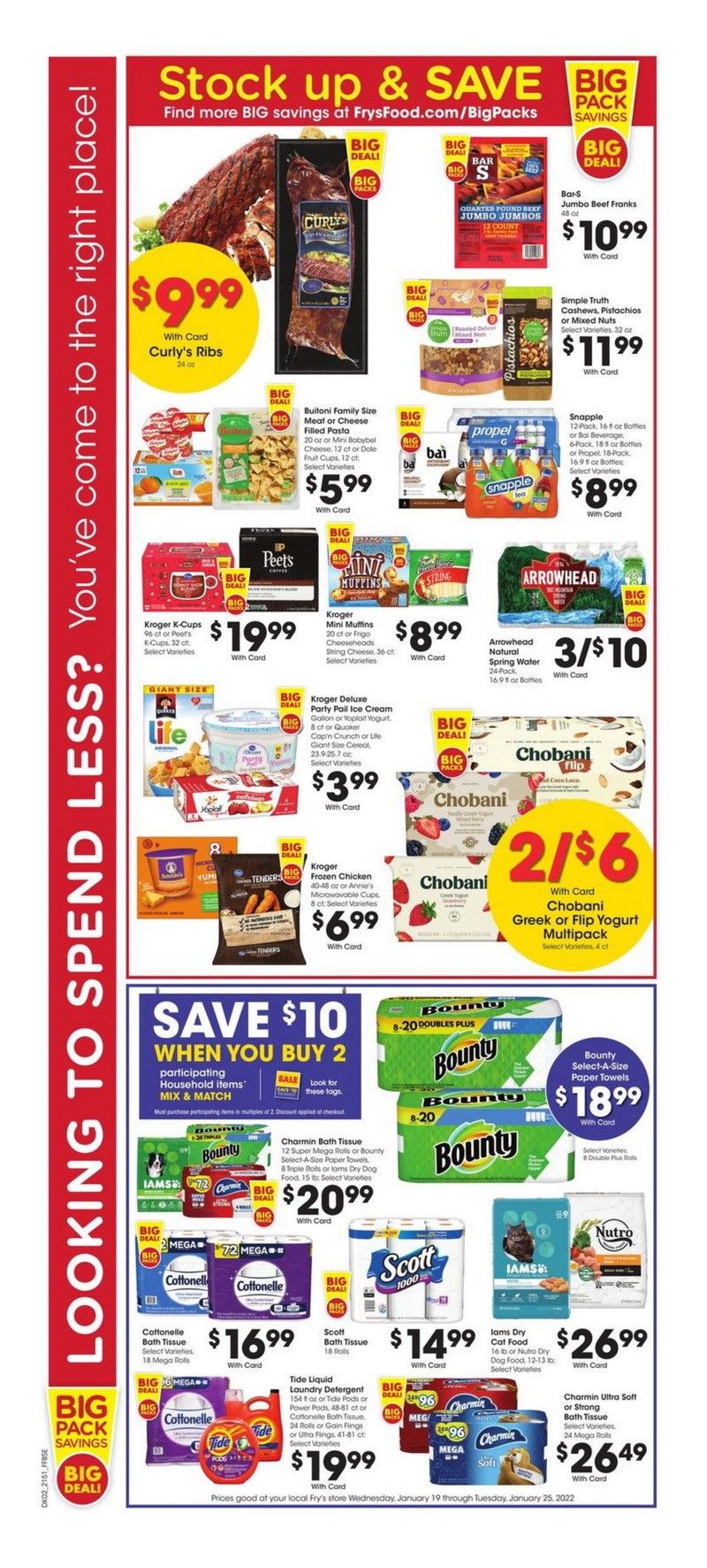 Fry's Food Weekly Ad Jan 19 Jan 25, 2022