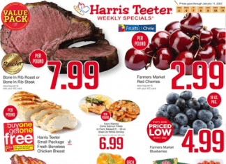 Harris Teeter Weekly Ad Jan 05 – Jan 11, 2022