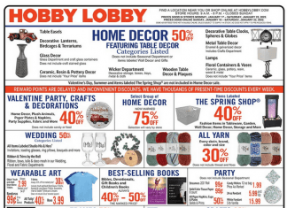 Hobby Lobby Weekly Ad Jan 16 – Jan 22, 2022