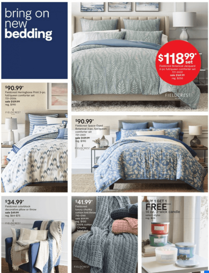 JCPenney President Day Home Sale