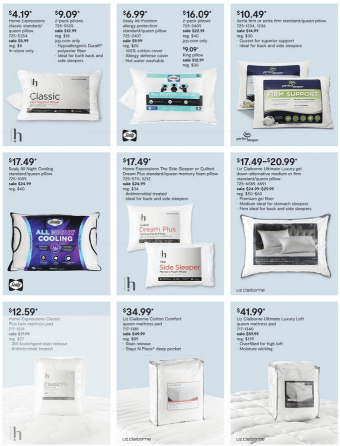 JCPenney President Day Home Sale