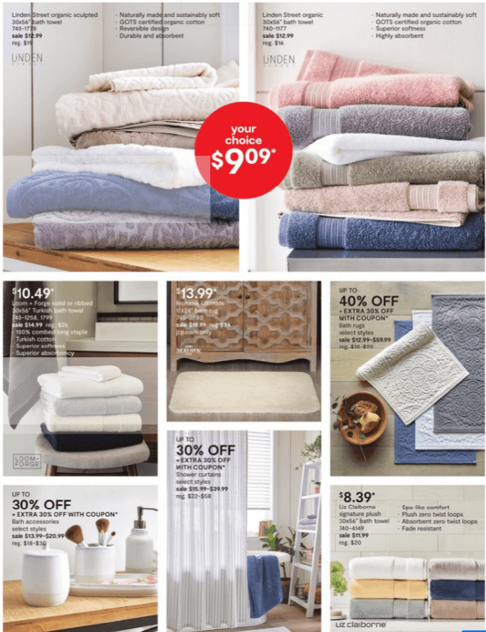 JCPenney President Day Home Sale