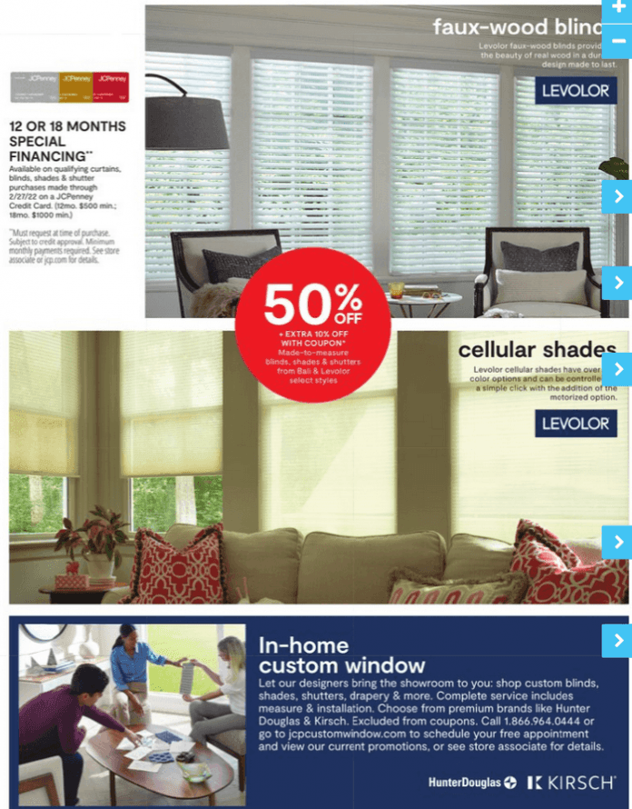 JCPenney President Day Home Sale