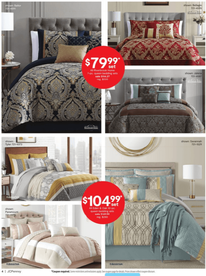 JCPenney President Day Home Sale