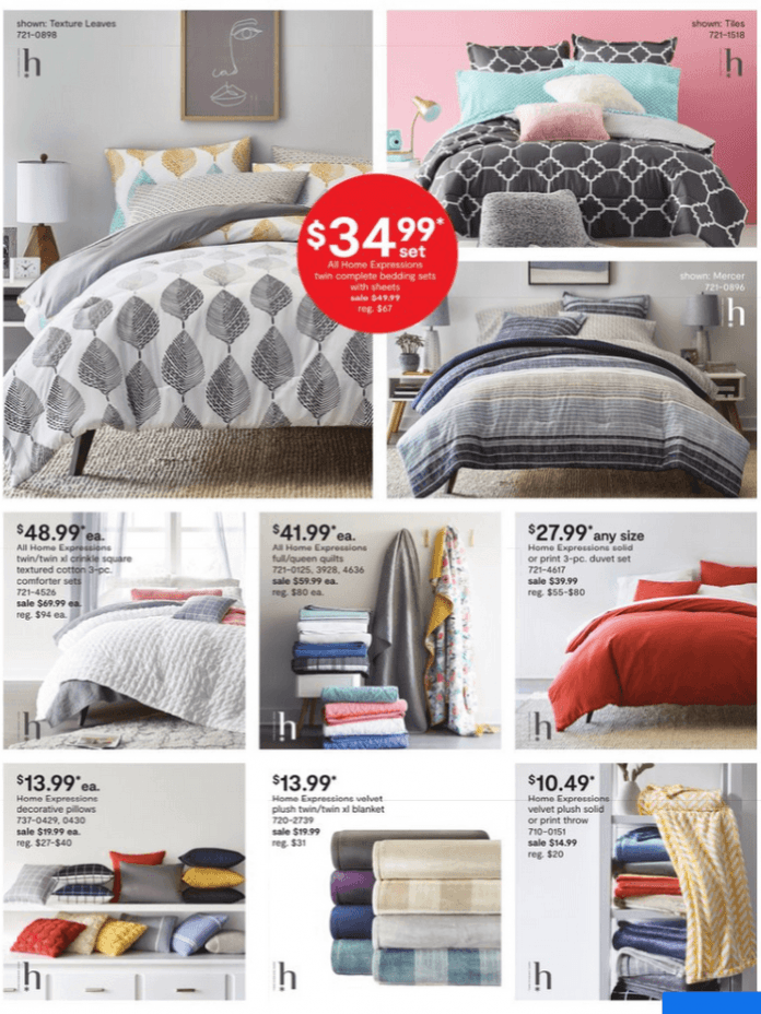 JCPenney President Day Home Sale