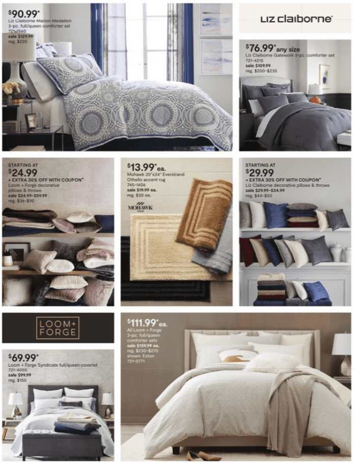 JCPenney President Day Home Sale