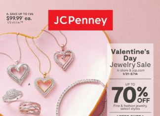 JCPenney Jewelry Ad Sale Jan 21 – Feb 14, 2022