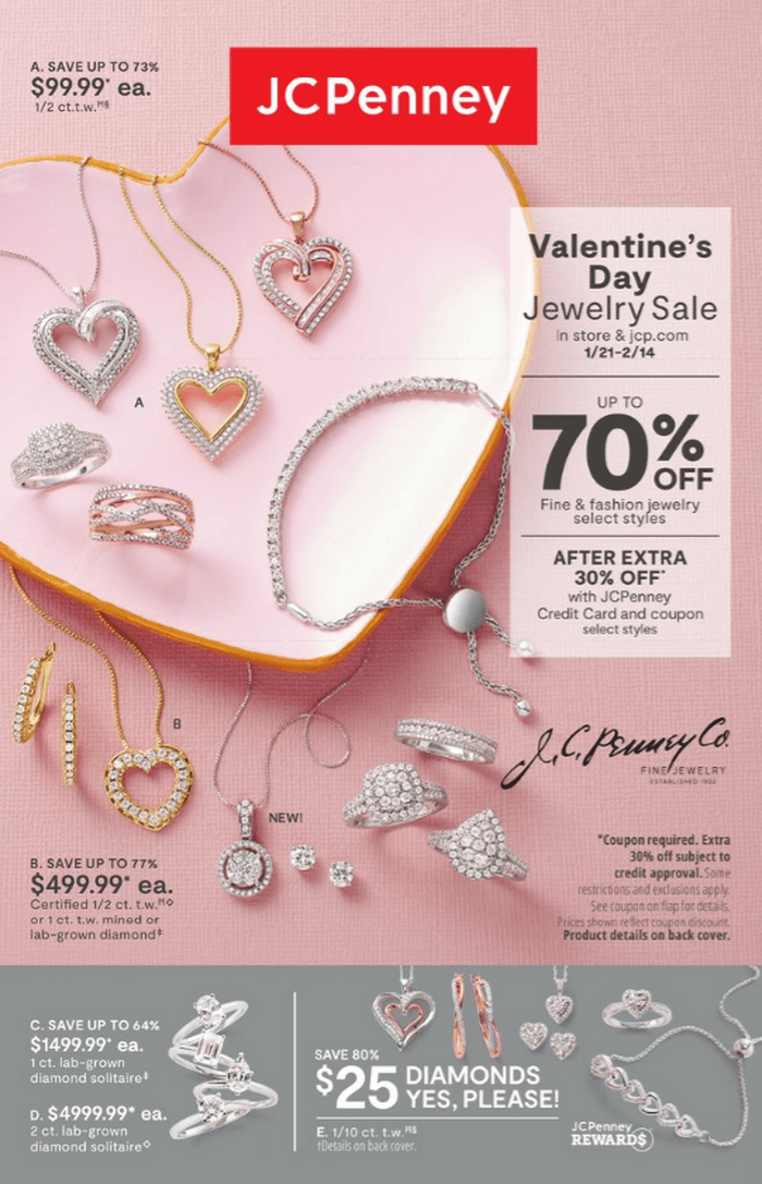 Jcpenney jewelry sale ad Clearance