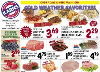 Karns Quality Foods Weekly Ad Jan 04 – Jan 10, 2022