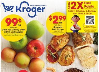 Kroger Weekly Ad Jan 19 – Jan 25, 2022 (Valentine’s Day Promotion Included)